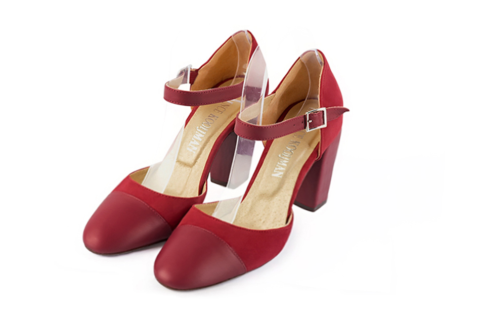 rouge carmin dress shoes for women - Florence KOOIJMAN